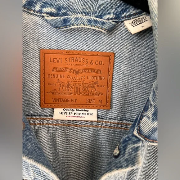 Levi's Light Blue Denim Jacket - Picture 3 of 5